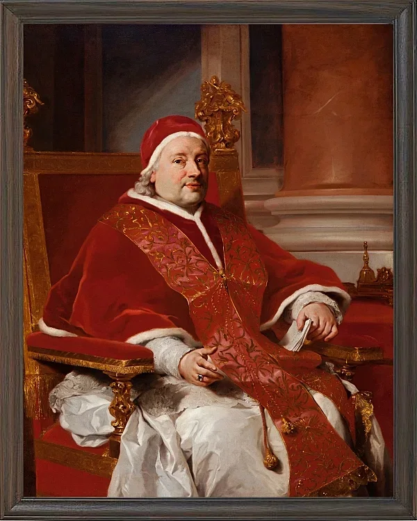 Porträt von Papst Clemens XIII - 1760