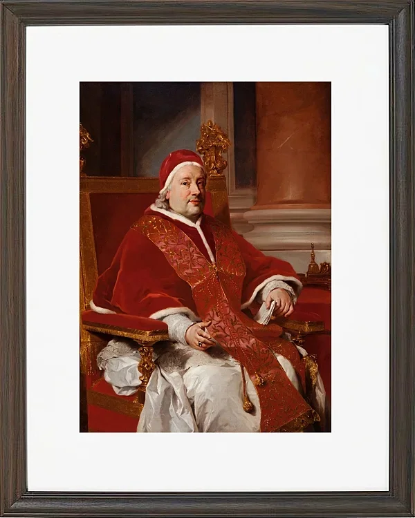 Porträt von Papst Clemens XIII - 1760
