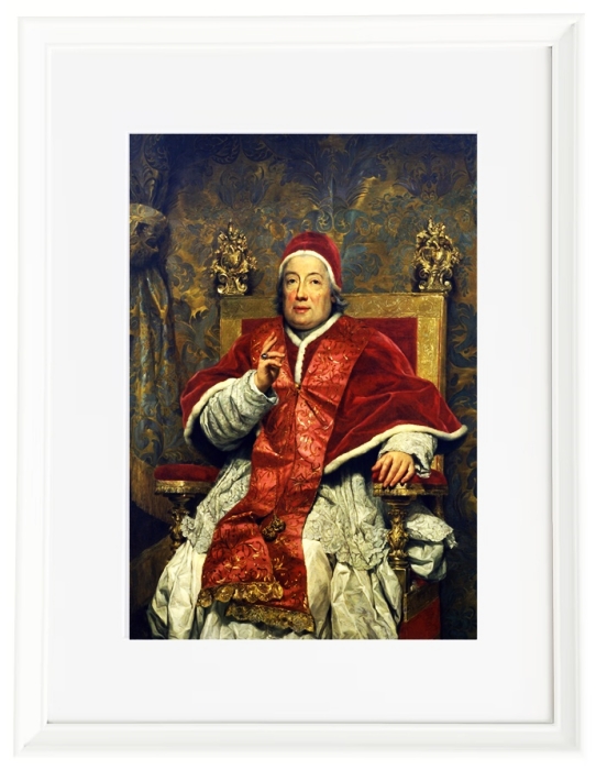 Porträt von Papst Clemens XIII. - 1758