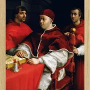 Porträt von Papst Leo X  – 1510