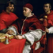 Porträt von Papst Leo X  – 1510