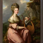 Porträt von Sarah Harrop - 1780