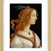 Porträt von Simonetta Vespucci als Nymphe – 1480