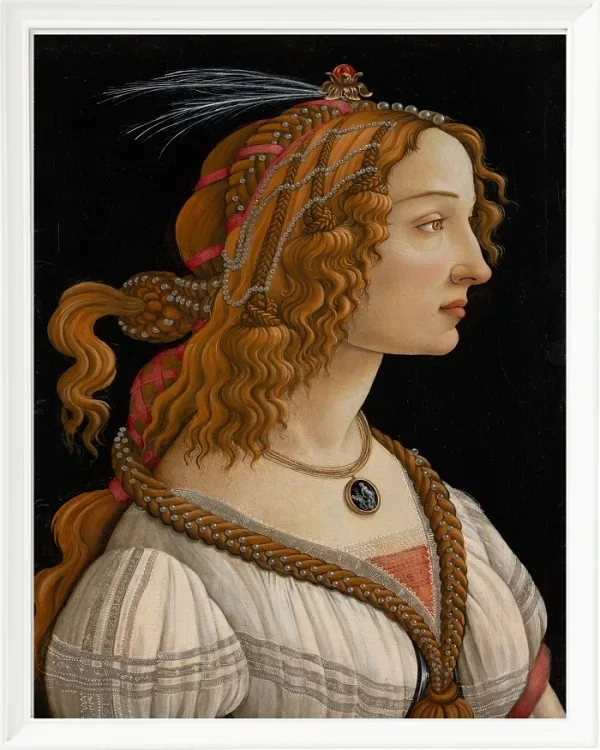 Porträt von Simonetta Vespucci als Nymphe – 1480