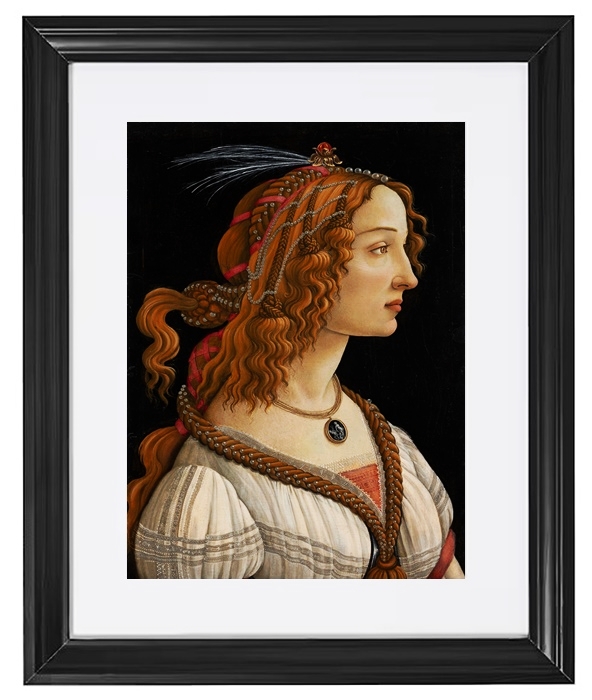 Porträt von Simonetta Vespucci als Nymphe – 1480