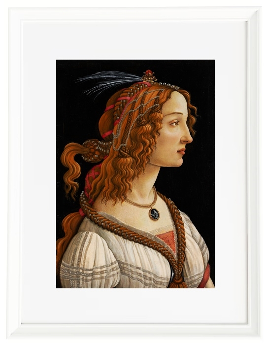 Porträt von Simonetta Vespucci als Nymphe – 1480