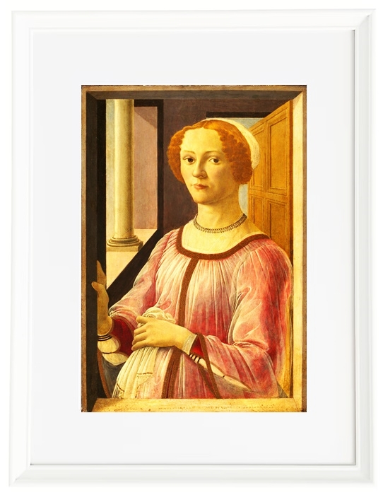 Porträt von Smeralda Bandinelli - 1470