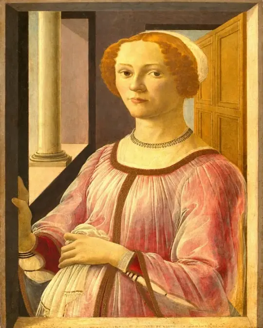 Porträt von Smeralda Bandinelli - 1470