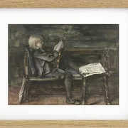 Porträt von Willem Matthijs Maris mit Violine - 1872