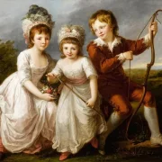 Porträt von drei Kindern - 1768