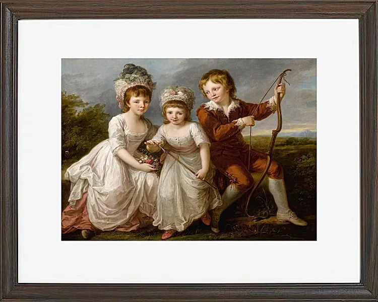 Porträt von drei Kindern - 1768