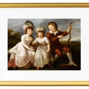 Porträt von drei Kindern - 1768