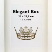 Elegant Box hvid – Billedrammer til engrospriser