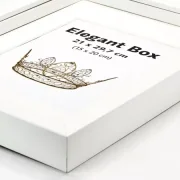 Elegant Box hvid – Billedrammer til engrospriser