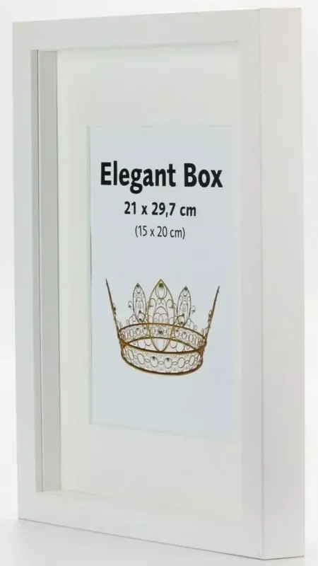 Elegant Box hvid – Billedrammer til engrospriser