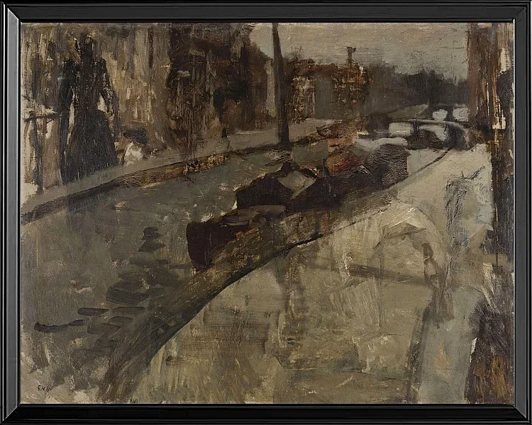 Prinsengracht bei Lauriergracht Amsterdam - 1880