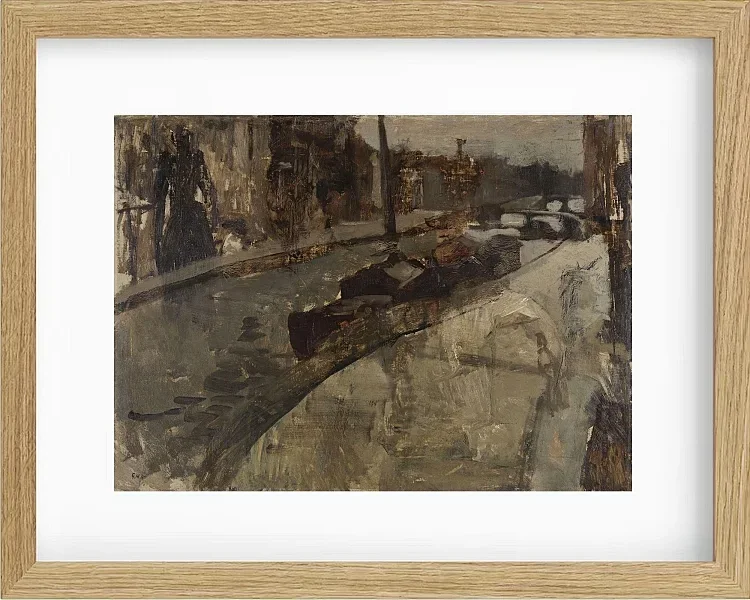 Prinsengracht bei Lauriergracht Amsterdam - 1880