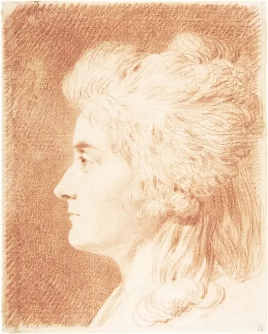 Profilporträt von Fräulein Wieling - 1786