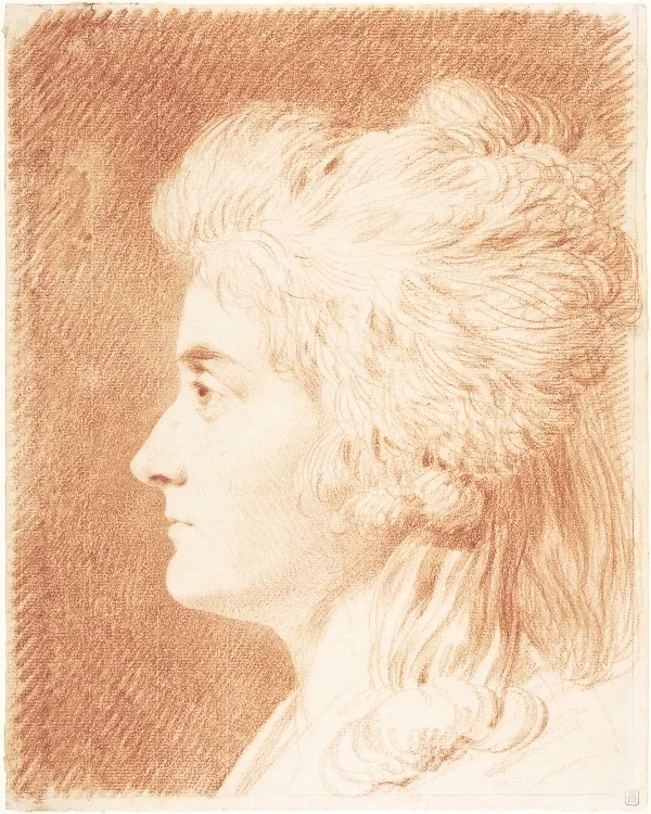 Profilporträt von Fräulein Wieling - 1786