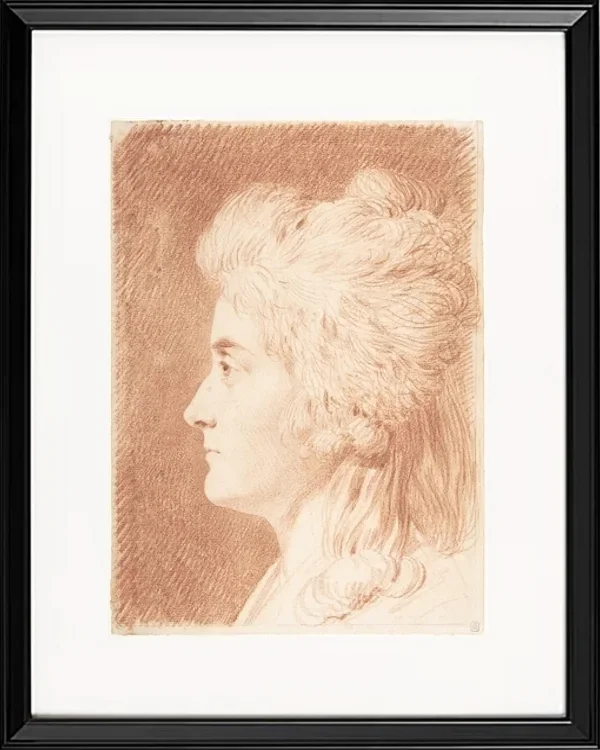 Profilporträt von Fräulein Wieling - 1786