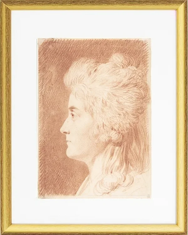 Profilporträt von Fräulein Wieling - 1786