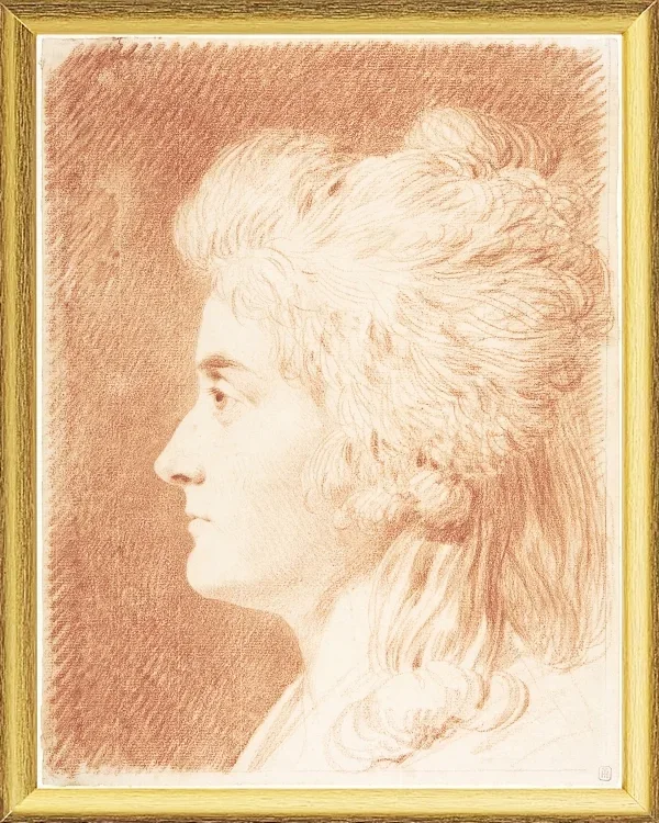 Profilporträt von Fräulein Wieling - 1786