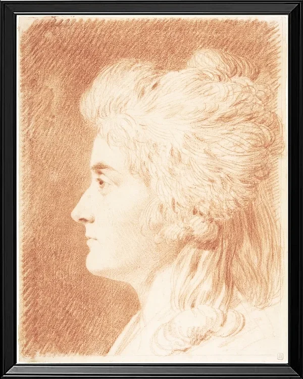 Profilporträt von Fräulein Wieling - 1786