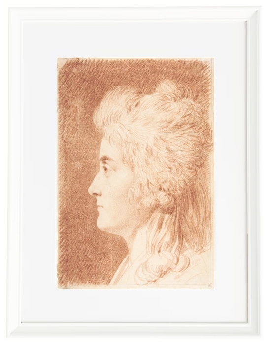 Profilporträt von Fräulein Wieling – 1786