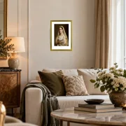 Raffael | Kvinde med slør - 1512 | Gallery Edition | Indrammet kunsttryk | Renæssance