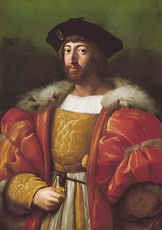 Raffael | Portræt af Lorenzo de' Medici - 1518 | Indrammet kunsttryk | Renæssance | formida