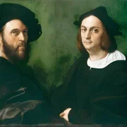 Raffael | Dobbeltportræt - 1516 | Indrammet kunsttryk | Renæssance | formida