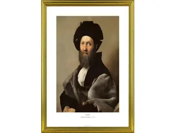 Raffael | Baldassare Castiglione – 1514 | Gallery Edition | Gerahmter Kunstdruck | Renaissance