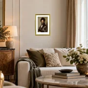 Raffael | Baldassare Castiglione – 1514 | Gallery Edition | Gerahmter Kunstdruck | Renaissance