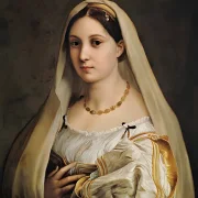 Raffael | Die verschleierte Frau La Donna Velata - 1516 | Giclée Kunstdruck gerahmt
