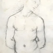 Raffael | Der heilige Sebastian - 1499 | Giclée Kunstdruck gerahmt