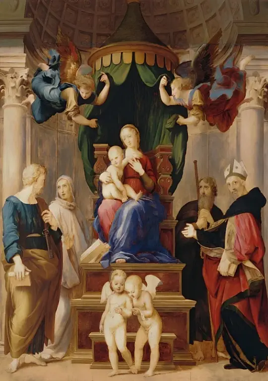Raffael | Die Madonna mit dem Fensterrahmen - 1514 | Gerahmter Kunstdruck | Renaissance | formida