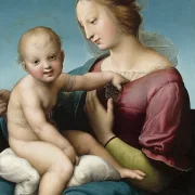 Raffael | Niccolini Cowper Madonnaen - 1508 | Indrammet kunsttryk | Renæssance | formida
