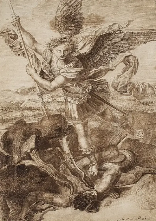 Raffael | St. Michael – 1502 | Indrammet kunsttryk | Renæssance | formida