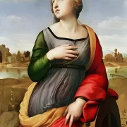 Raffael | Die heilige Katharina von Alexandria - 1507 | Giclée Kunstdruck gerahmt