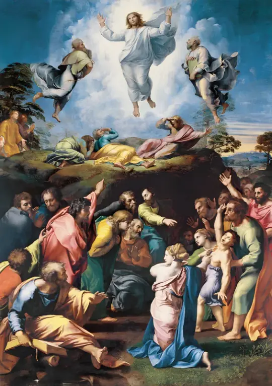 Raffael | Verklärung Christi - 1519 | Giclée Kunstdruck gerahmt