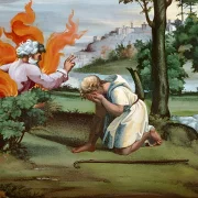 Raffael | Moses am brennenden Dornbusch - 1515 | Gerahmter Kunstdruck | Renaissance | formida
