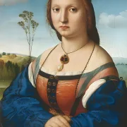 Raffael | Portrait der Maddalena Doni - 1506 | Giclée Kunstdruck gerahmt
