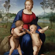 Raffael | Madonna med Guldfinken – 1505 | Indrammet kunsttryk | Renæssance | formida