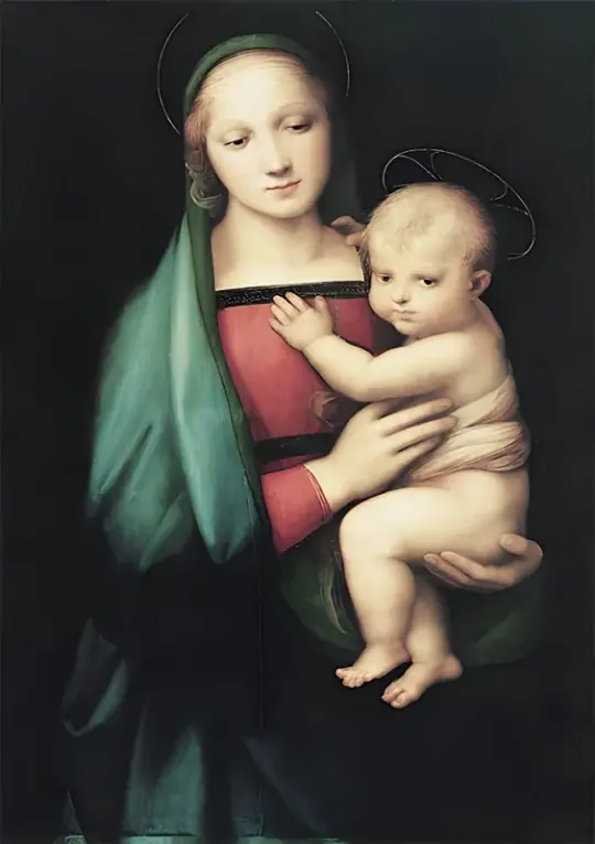 Raffael | Madonna mit Kind - 1505 | Giclée Kunstdruck gerahmt