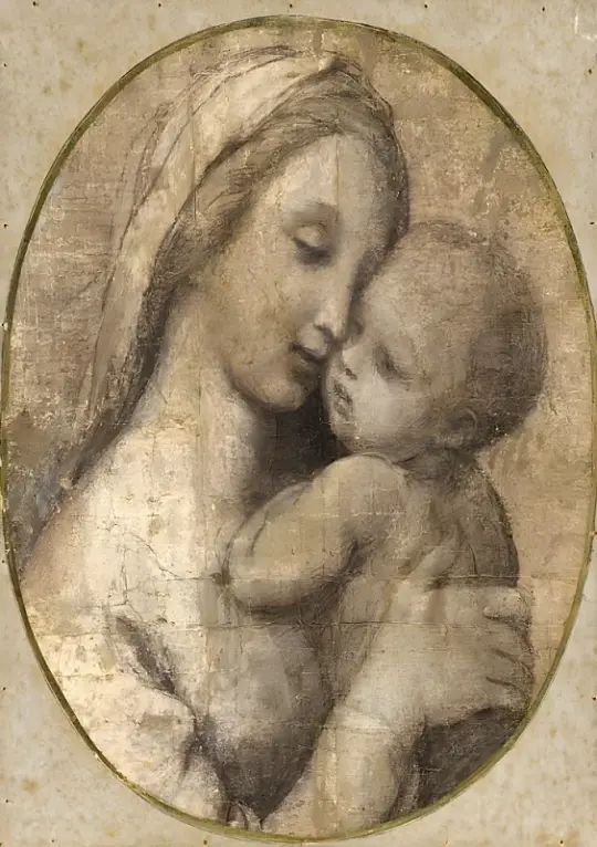 Raffael | Madonna Tempi - 1508 | Giclée Kunstdruck gerahmt