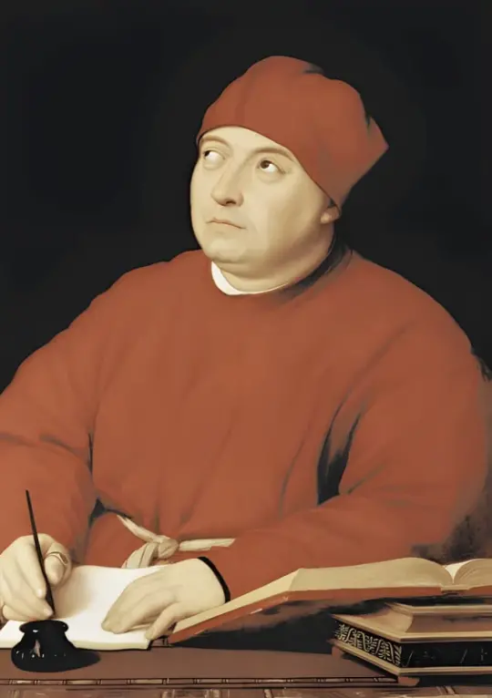 Raffael | Tommaso Inghirami - 1511 | Giclée Kunstdruck gerahmt