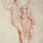 Raffael | Psyche bringt Venus die Büchse der Proserpina - 1516 | Giclée Kunstdruck gerahmt