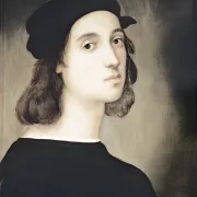 Raffael | Selbstporträt - 1506 | Giclée Kunstdruck gerahmt