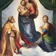 Raffael | Sixtinische Madonna - 1512 | Giclée Kunstdruck gerahmt