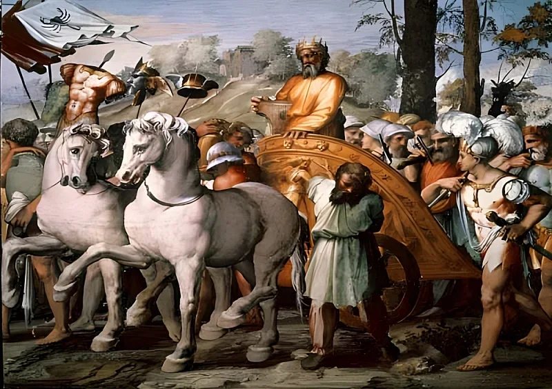 Raffael | Davids triumf - 1516 | Indrammet kunsttryk | Renæssance | formida